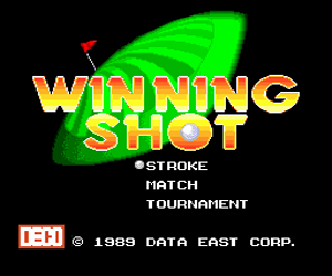 Winning Shot (Japan) Screenshot